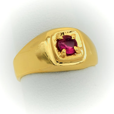 Anillo Piedra Roja 1